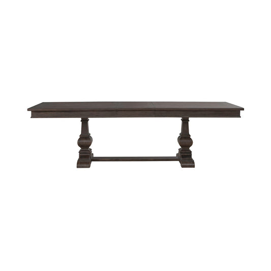 Paradise Valley - Trestle Table Base - Saddle Brown