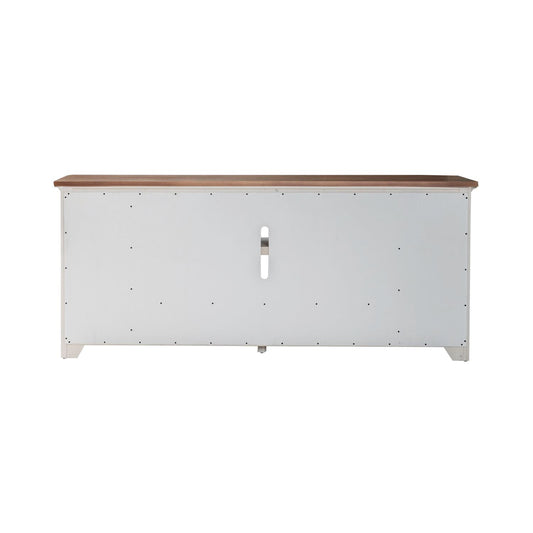 Fireplace TV Consoles - 80" Fireplace TV Console FTS - Brown