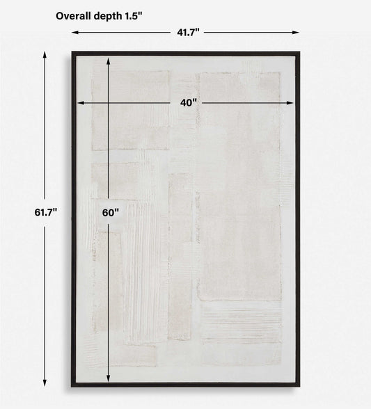 Clean - Slate Hand Painted Canvas