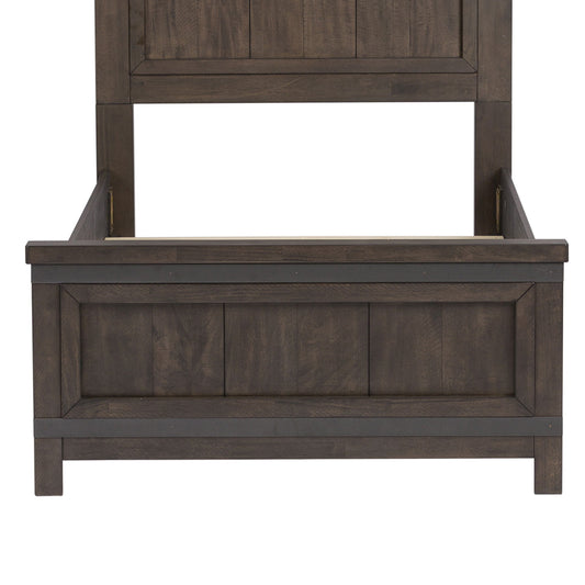 Thornwood Hills - Twin Panel Footboard - Rock Beaten Brown