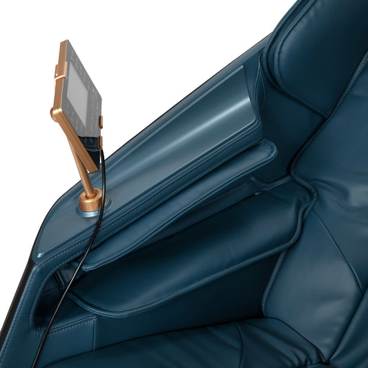 Enrich - PU Massage Chair - Navy