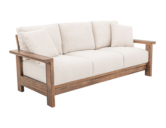 Duna - Sofa - White / Light Brown