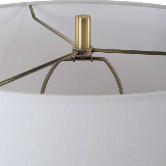 Meltdown - Ivory Teal Table Lamp