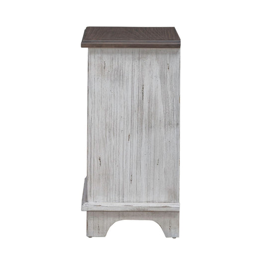 River Place - Right Pier Base - Riverstone White & Tobacco