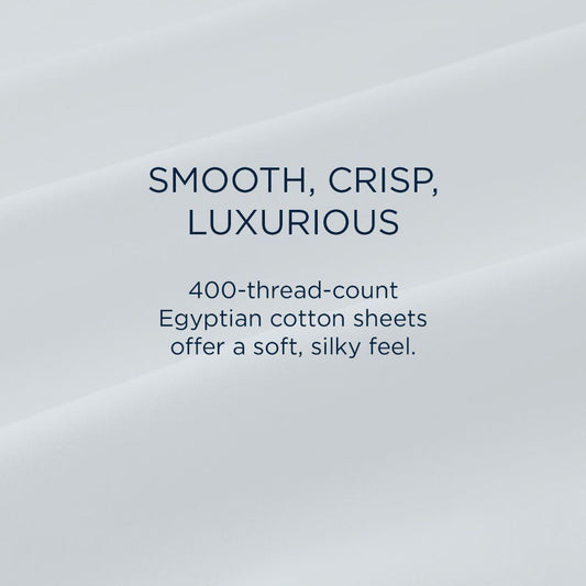 Linens - Tempur Luxe Egyptian Cotton Sheet Set - Silver Mist