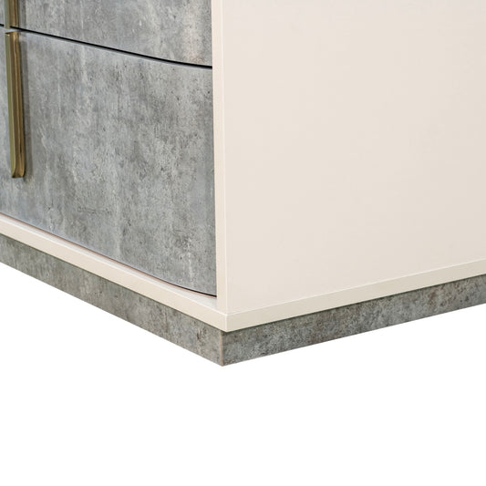 Pavira - 5-Drawer Chest - Stone