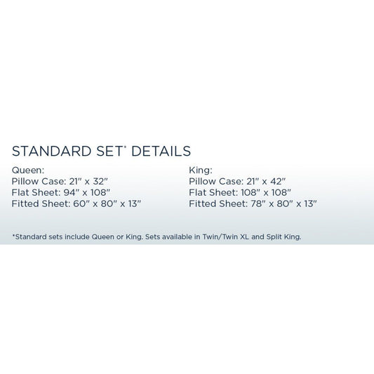 Linens - Tempur Breeze Cooling Sheet Set - Sleepy Blue