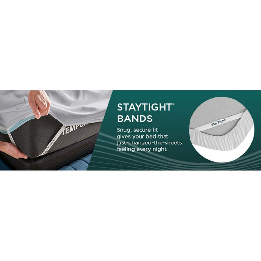 Tempur-Adapt - Tempur-Adapt Luxe Egyptian Cotton Sheets - Sleepy Blue