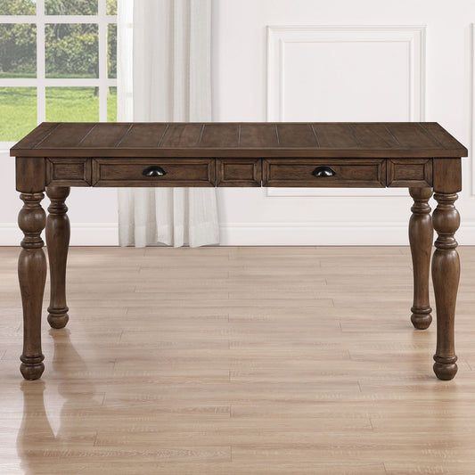 Joanna - 4 Drawer Dining Table - Brown