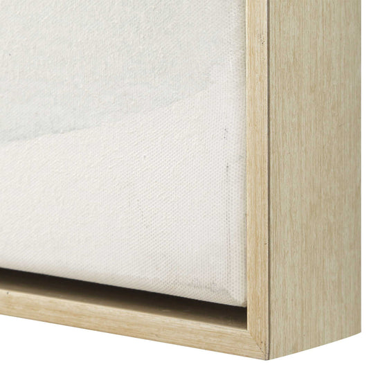 One And Only - Hand Painted Abstract Art - Blue / Brown / Gray / White