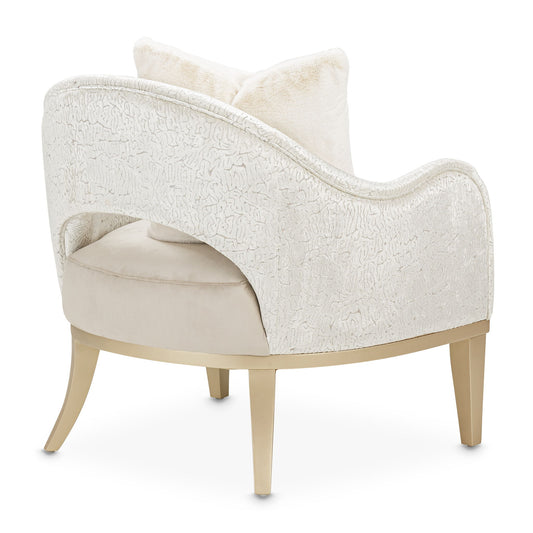 Yvette - Accent Chair - Porcini / Medium Champagne