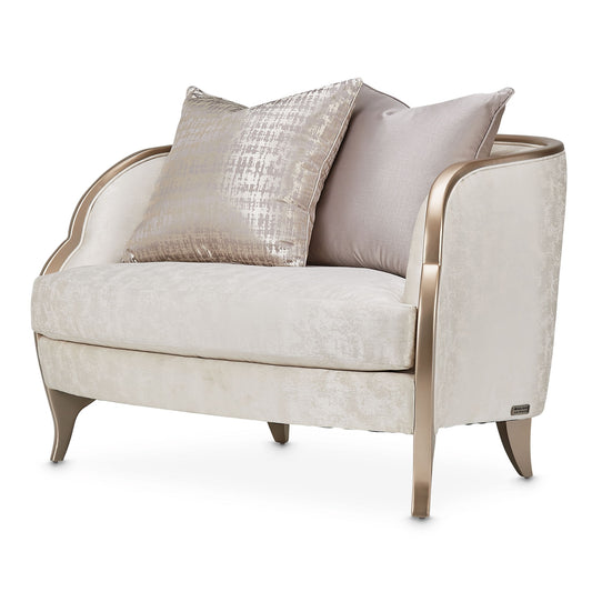 Malibu Crest - Chair And Half - Cloud White / Chardonnay