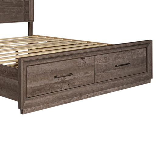 Horizons - King Storage Footboard - Graystone