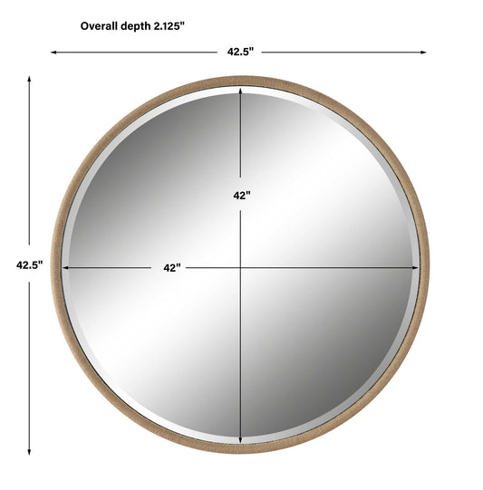 Ranchero - Natural Rope Round Mirror