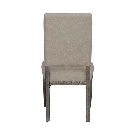 River Place - Trestle Table Base - Riverstone White & Tobacco
