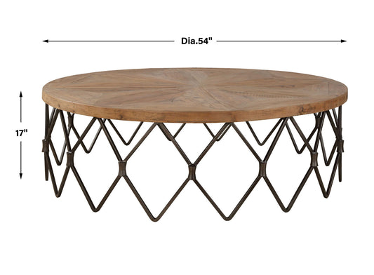 Chain Reaction - Wooden Coffee Table