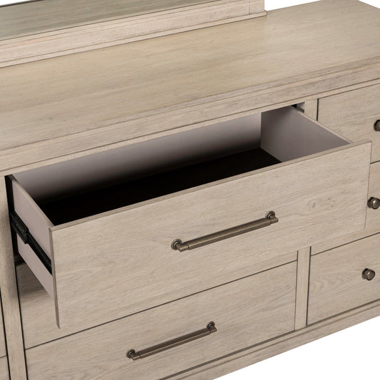 New Haven - Dresser & Mirror - White