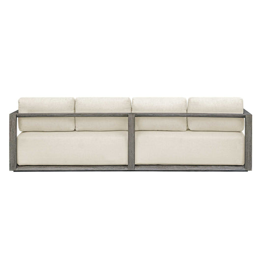 Remsen - Outdoor Sofa - White / Brown