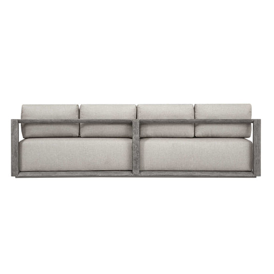 Remsen - Outdoor Large Sofa - Weathered Gray / Dove