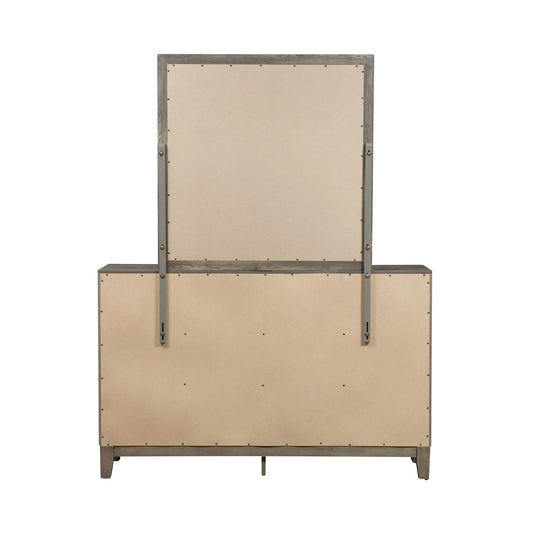 Ridgecrest - Dresser & Mirror - Light Brown