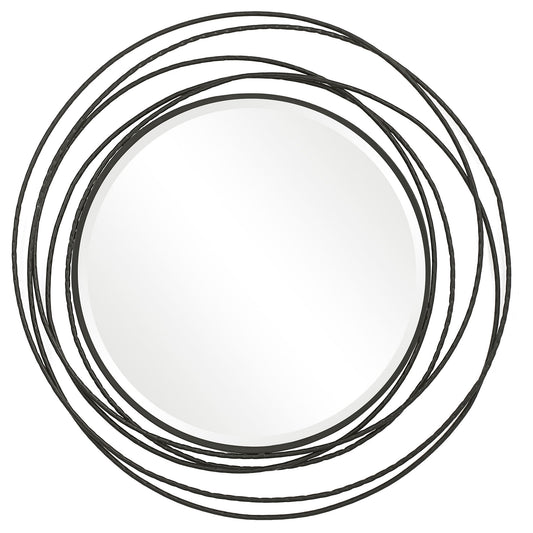 Whirlwind - Round Mirror