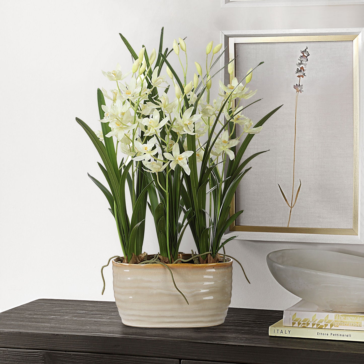 Ariana Orchid - Planter - Gray