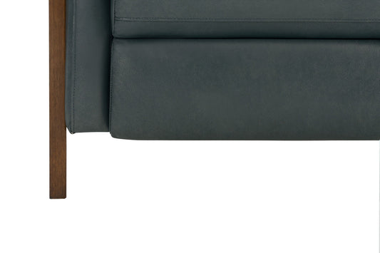 Lewiston (B) - Push Thru The Arm Recliner - Bluegray
