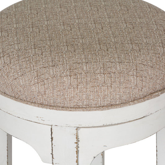 Magnolia Manor - Console Swivel Stool - Antique White