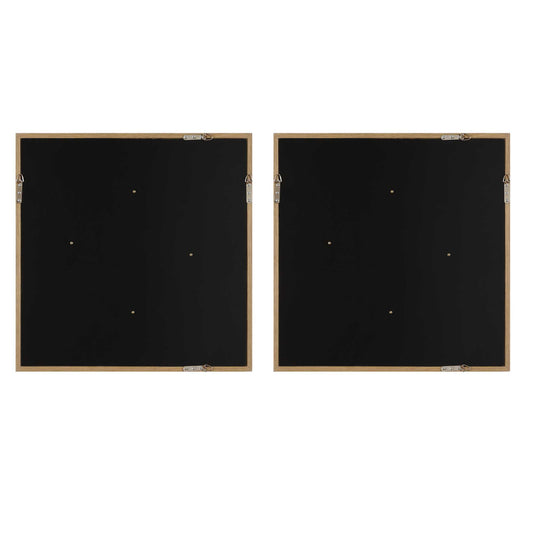 Between Lines - Abstract Painting (Set of 2) - Brown / White