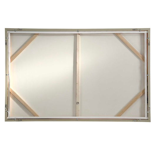 Rise - Framed Modern Canvas - Black / Brown / Orange / White