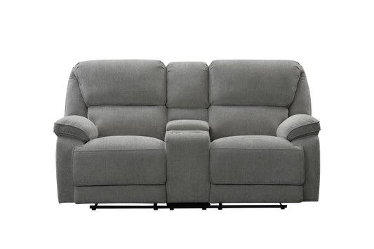 Hooper - Console Loveseat, Manual Recline