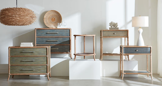 Retreat - Raffia End Table - Beige