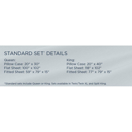 Linens - Tempur ProAir Sheet Set - Sleepy Blue