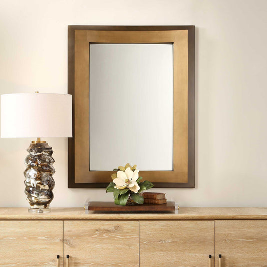 Around The Bend - Mirror - Golden Bronze