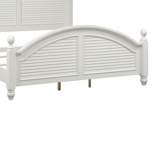 Summer House - King Poster Footboard - Oyster White