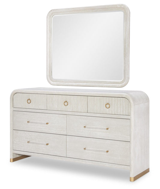 Miramar - Rectangular Mirror - Oyster