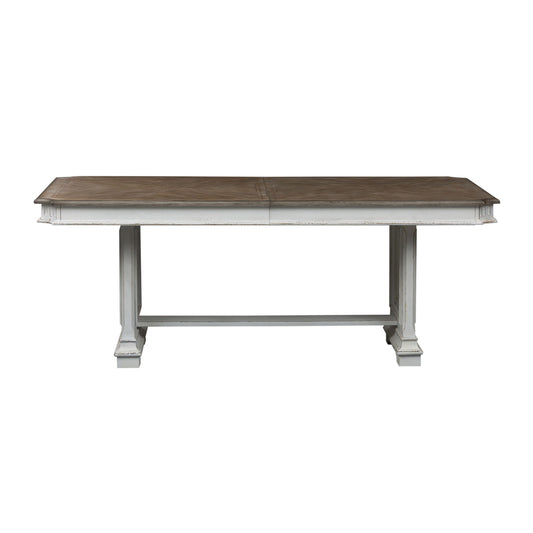 Abbey Park - Trestle Table - Antique White