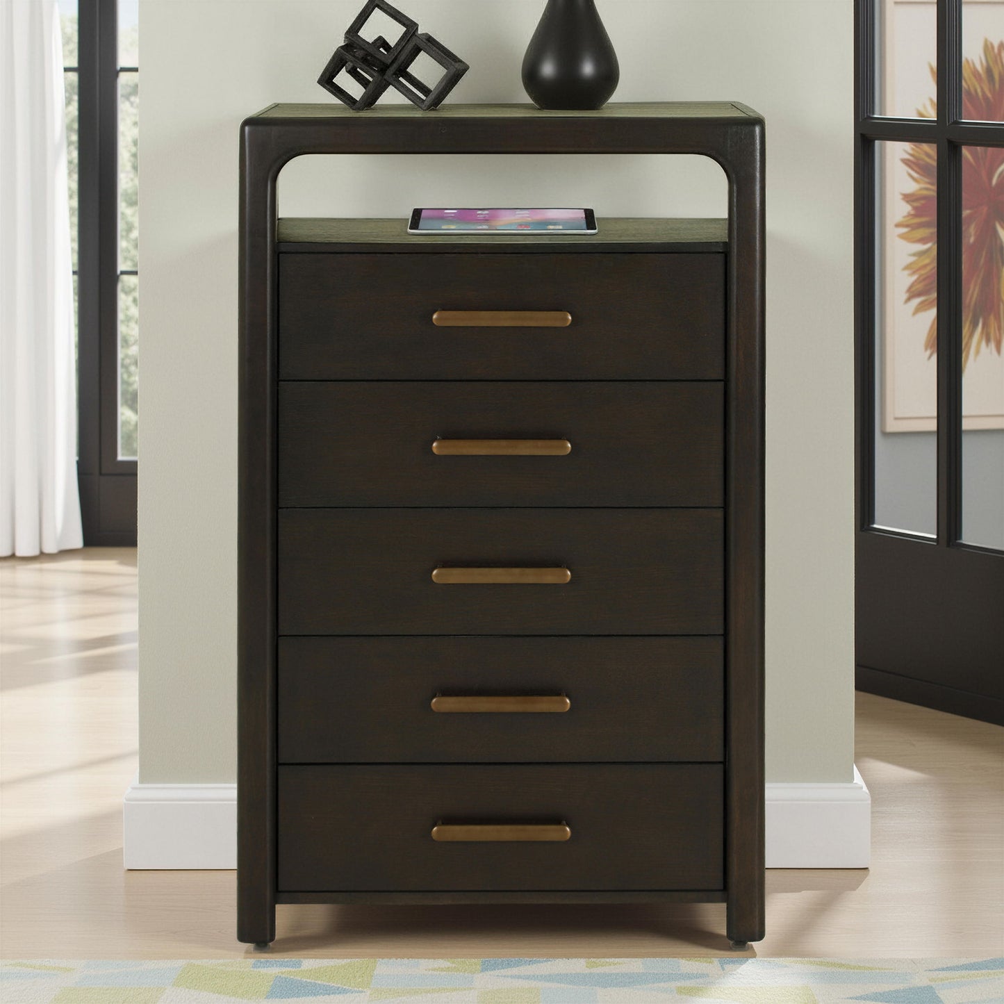 Sigmund - Chest - Dark Brown