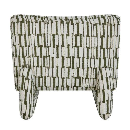 Willa - Accent Chair - Green / White