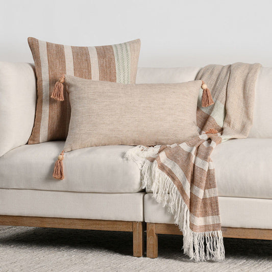 Sherry - BW Pillow - Solid Natural