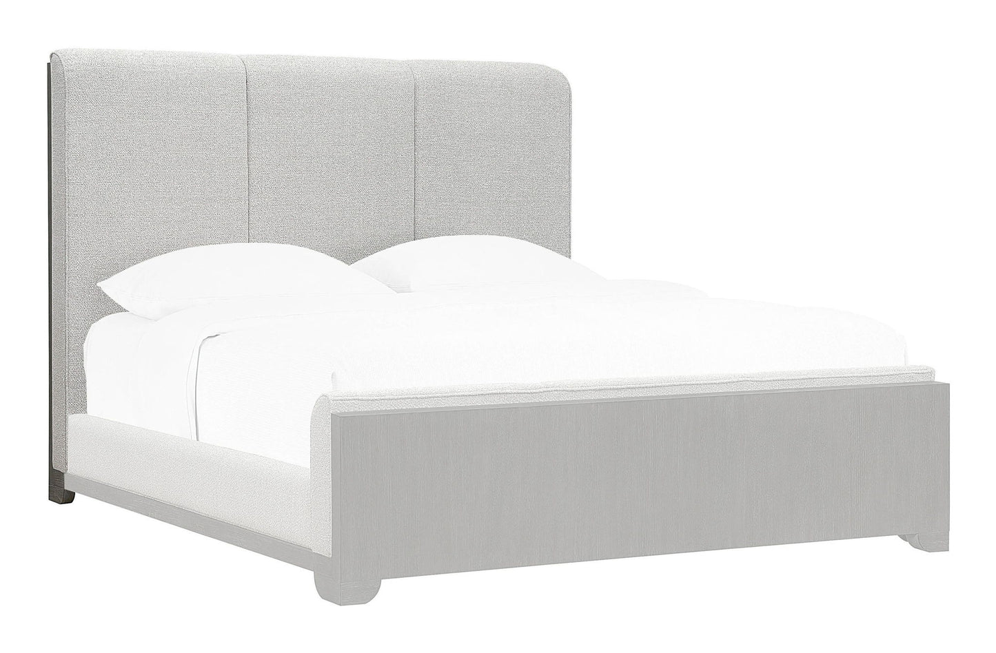 Anderson Park - King / California King Upholstered Headboard - Moose Trail / Frontier Brown