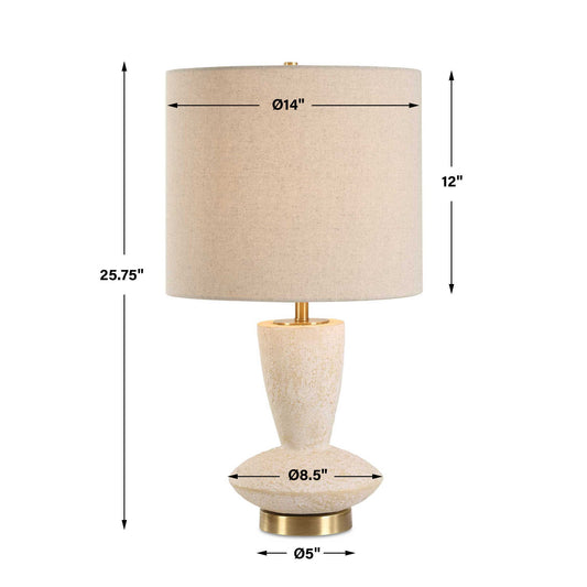 Doreyn - Table Lamp - Ivory