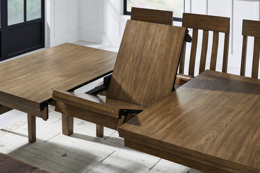 Urbinforte - Dining Room Butterfly Extension Table - Light Brown