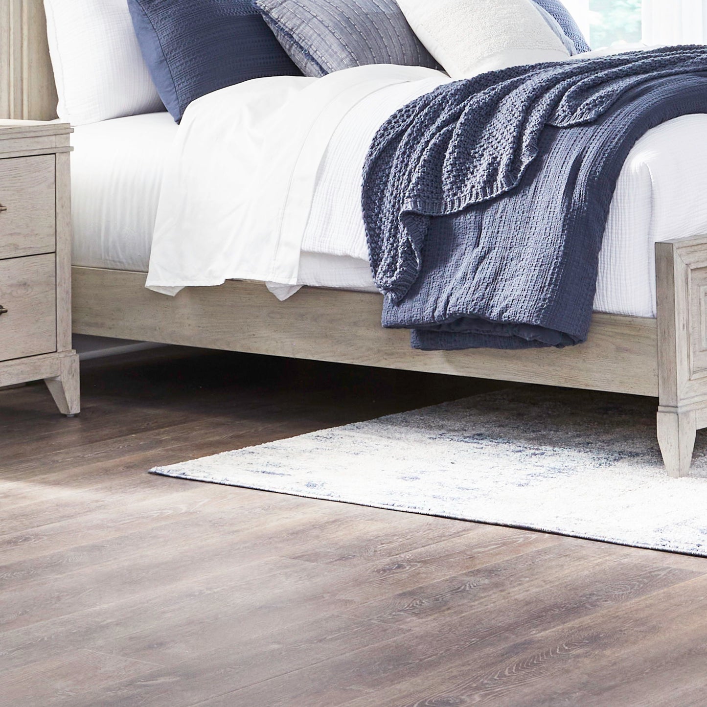 New Haven - Panel Bed Rails - Sanctuary White