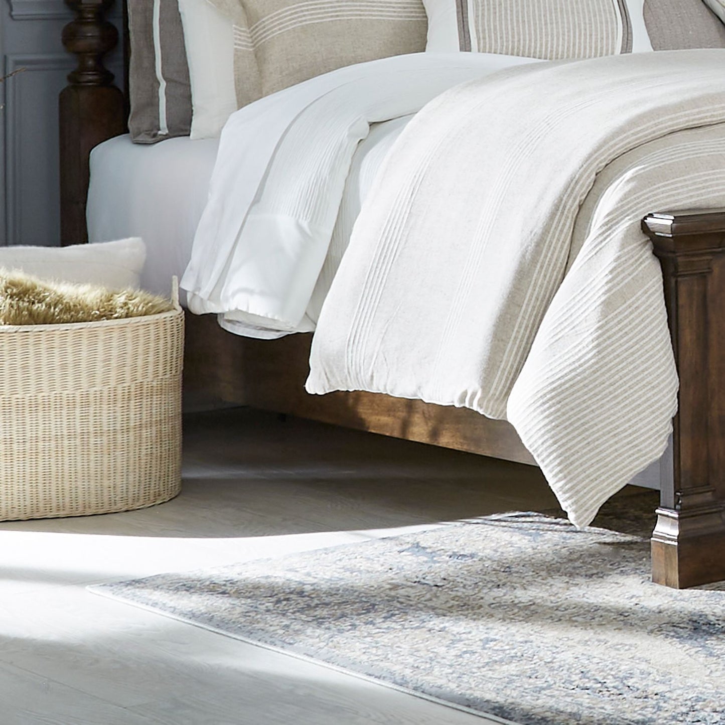 Arden Road - California King Panel Bed Rails - Cherry