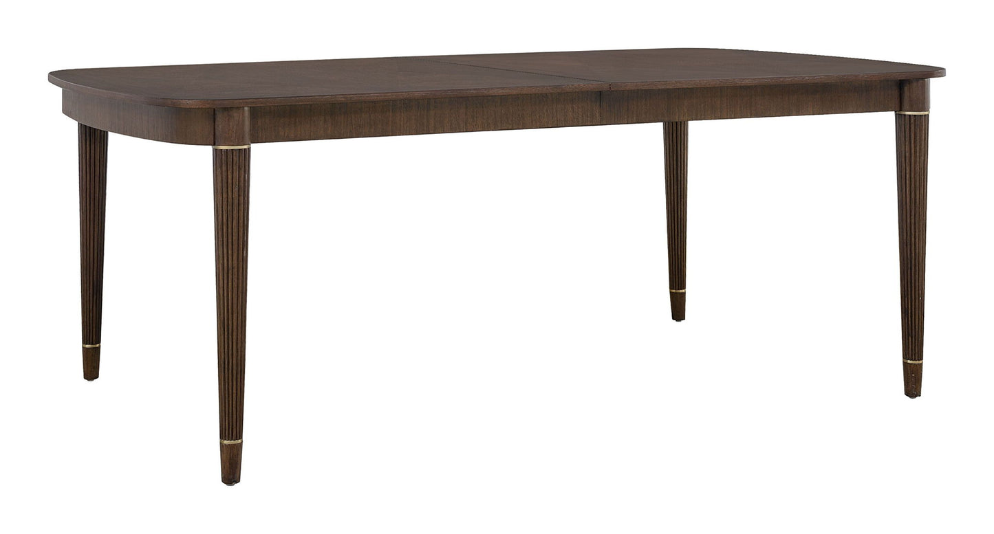 Asher Park - Leg Dining Table - Piano Brown