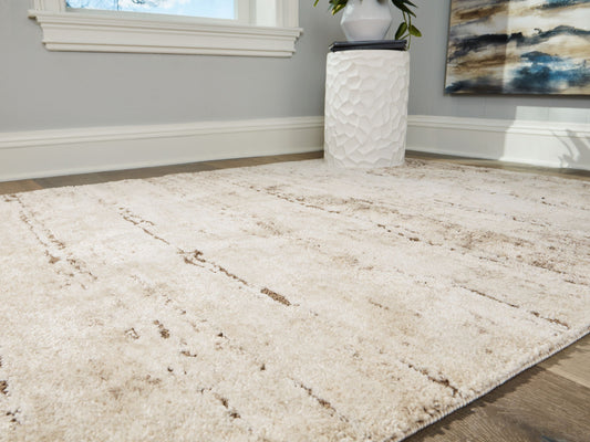 Kasney - 8' x 10' Rug - Cream / Brown