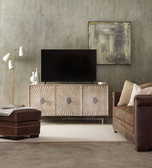 Melange - 68" Entertainment Console - Beige