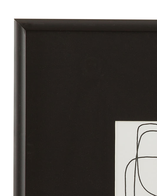 Form Study XI Framed Print - Black