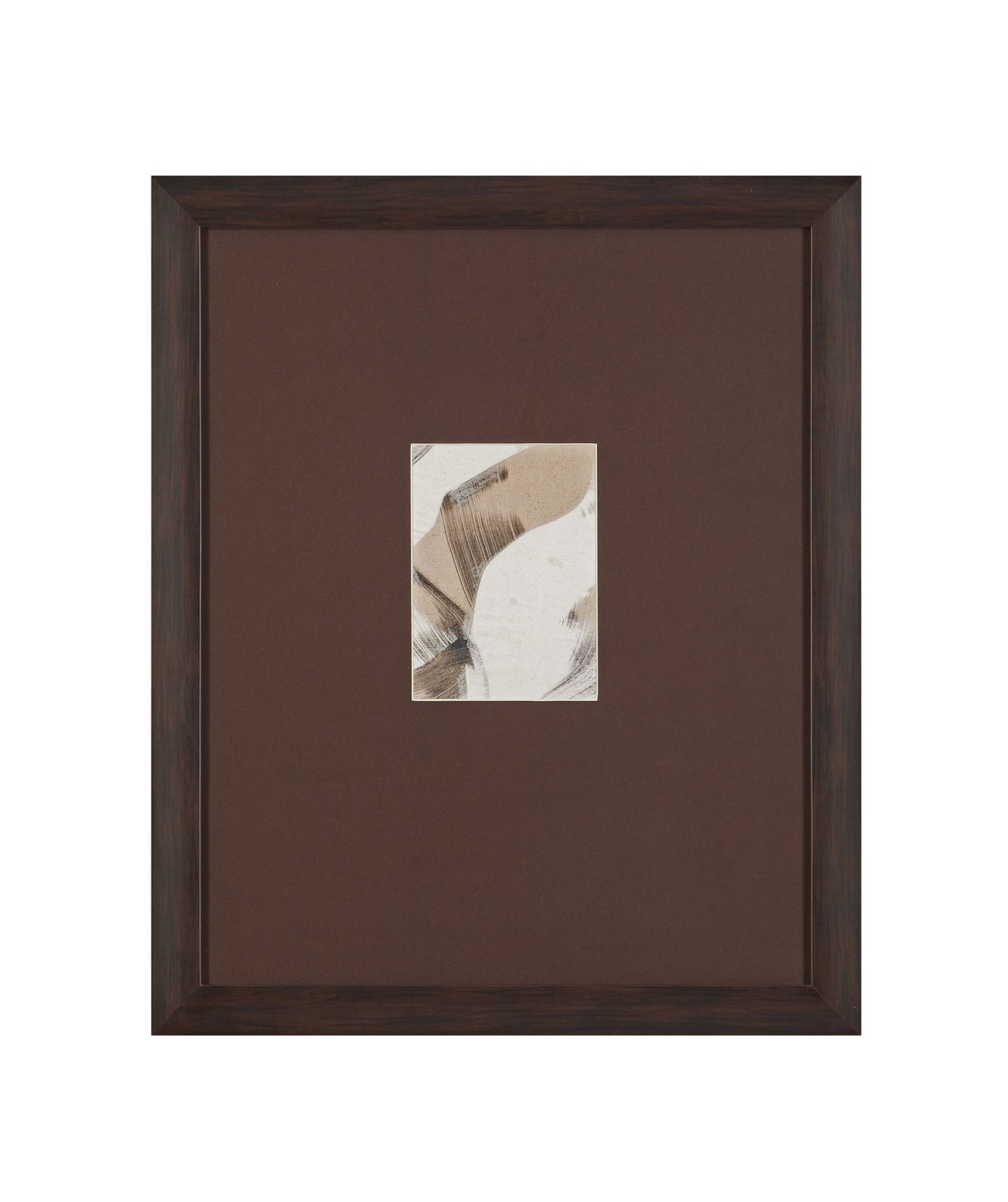 Eclectic Framed Print - Brown